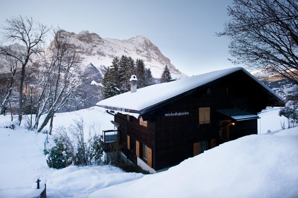 Mom - Alpine Boutique Apartments, Grindelwald Gletscher, Eiger View Terrace Studio Szoba fotó